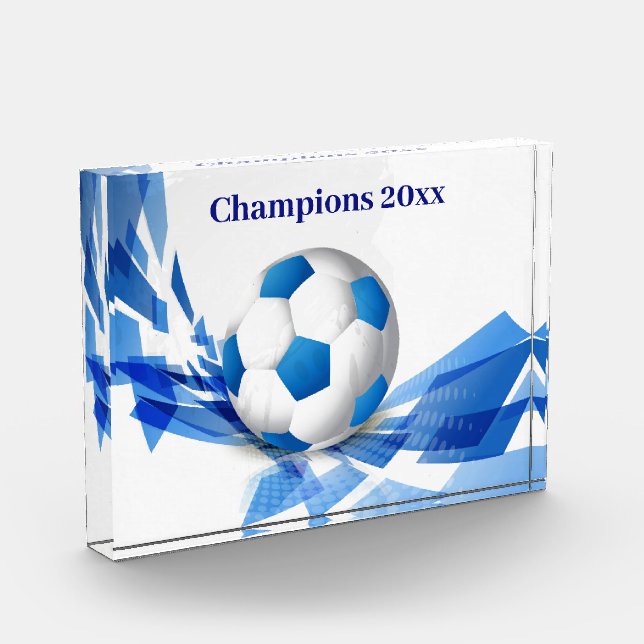 Soccer Acrylic Award (Left)