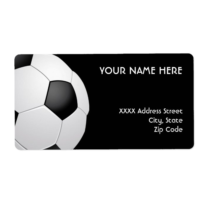 Soccer Address Labels