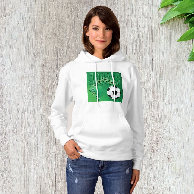 Soccer Africa Bold Green Football Hoodie (Creator Uploaded)