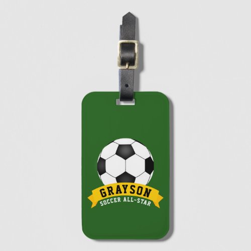 Soccer All_Star Luggage Tag