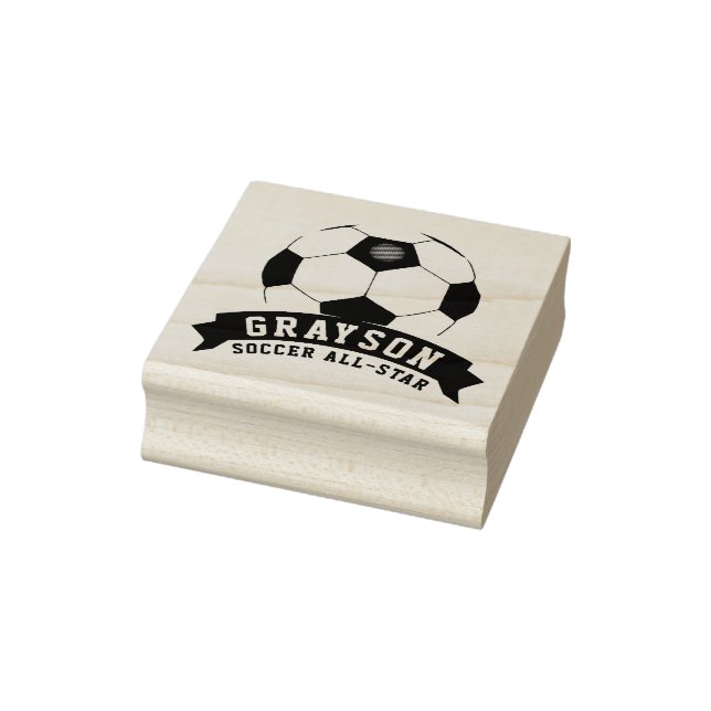 Soccer All-Star Rubber Stamp (Stamp)