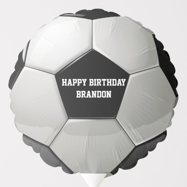 Soccer and Basketball Personalized Balloon (Front)