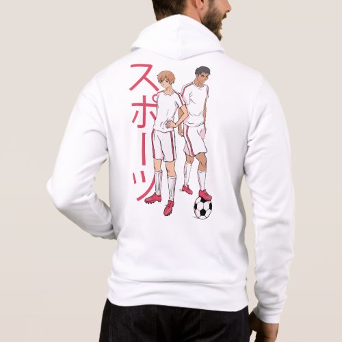 Soccer Anime Boys Design Hoodie