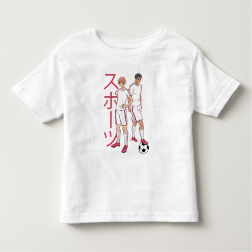 Soccer Anime Boys Design Toddler T_shirt