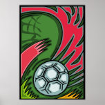 Soccer Art Poster