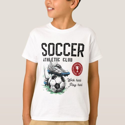 Soccer Athletic Club Graphic Design T_Shirt