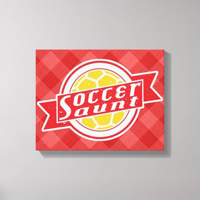 Soccer Aunt Box Canvas (Front)