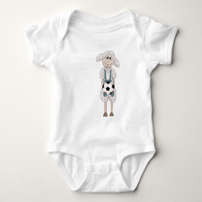 soccer baby bodysuit (Front)