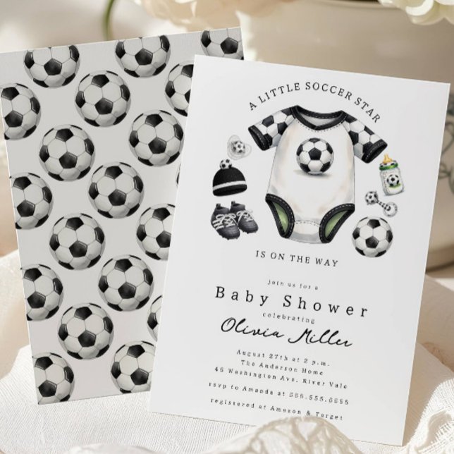 Soccer Baby Shower Invitation (Creator Uploaded)