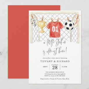 Soccer Baby Shower Invitation