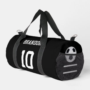 soccer backpacks black personalized player gol duffle bag