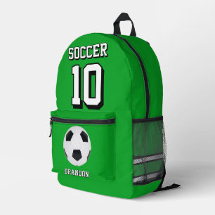 soccer backpacks green personalized player gol
