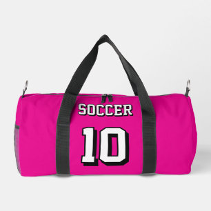 soccer backpacks pink personalized player gol duffle bag