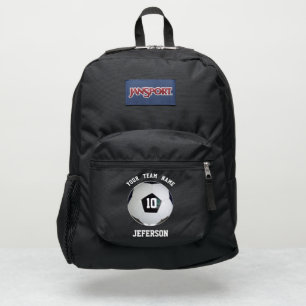 Soccer backpacks sports team kids boys cool school