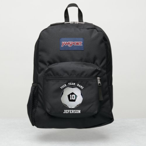 Soccer backpacks sports team kids boys cool school