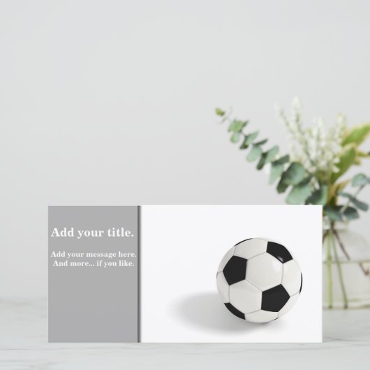 Soccer ball (Standing Front)