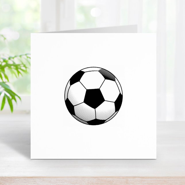 Soccer Ball 1x1 Rubber Stamp (Creator Uploaded)