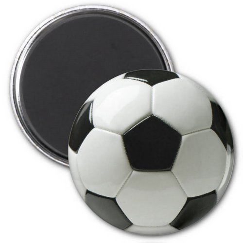 Soccer ball 2 Inch Round Magnet