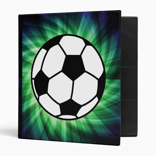 Soccer Ball 3 Ring Binder | Zazzle