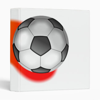 Soccer Ball 3 Ring Binder