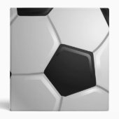 Soccer Ball 3 Ring Binder (Front)