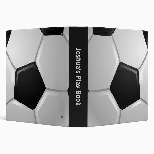 Soccer Ball 3 Ring Binder (Background)