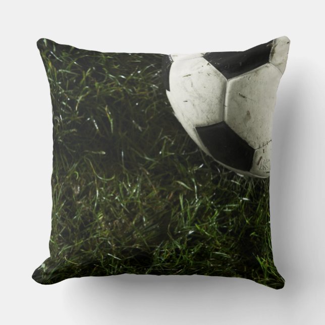 Soccer Ball 4 Throw Pillow (Front)