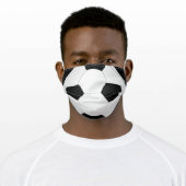 Soccer Ball Adult Cloth Face Mask (Worn)