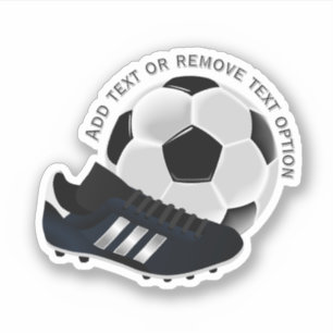 Soccer Ball and Cleat Sports Sticker