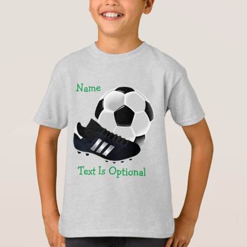 Soccer Ball and Cleat T_Shirt