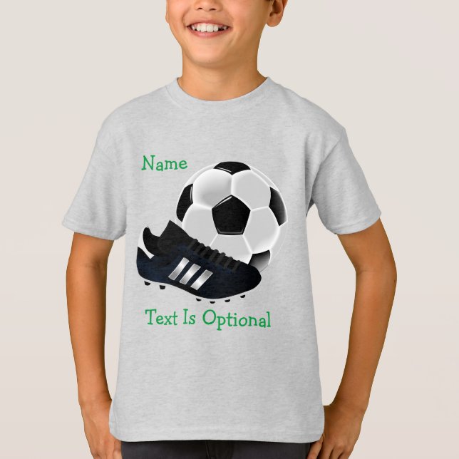 Soccer Ball and Cleat T-Shirt (Front)