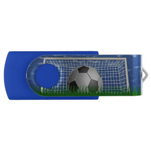 Soccer Ball and Net USB Flash Drive