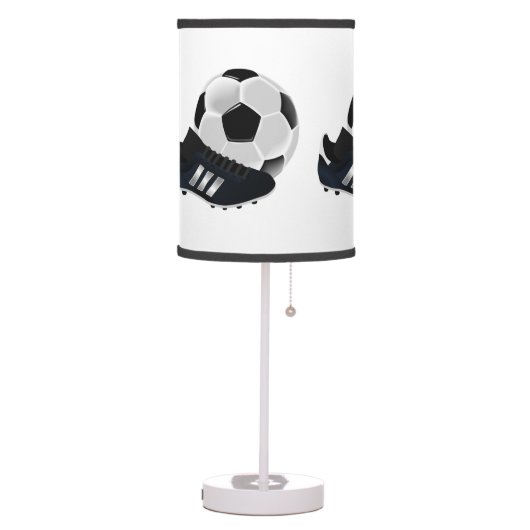 Soccer Ball and Shoe Table Lamp (Left)