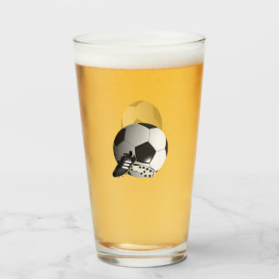 Soccer Ball And Shoes, Glass