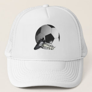 Soccer Ball And Shoes, Trucker Hat