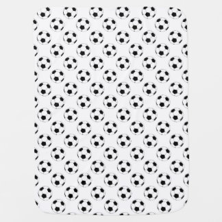 Soccer Ball Baby Receiving Blanket
