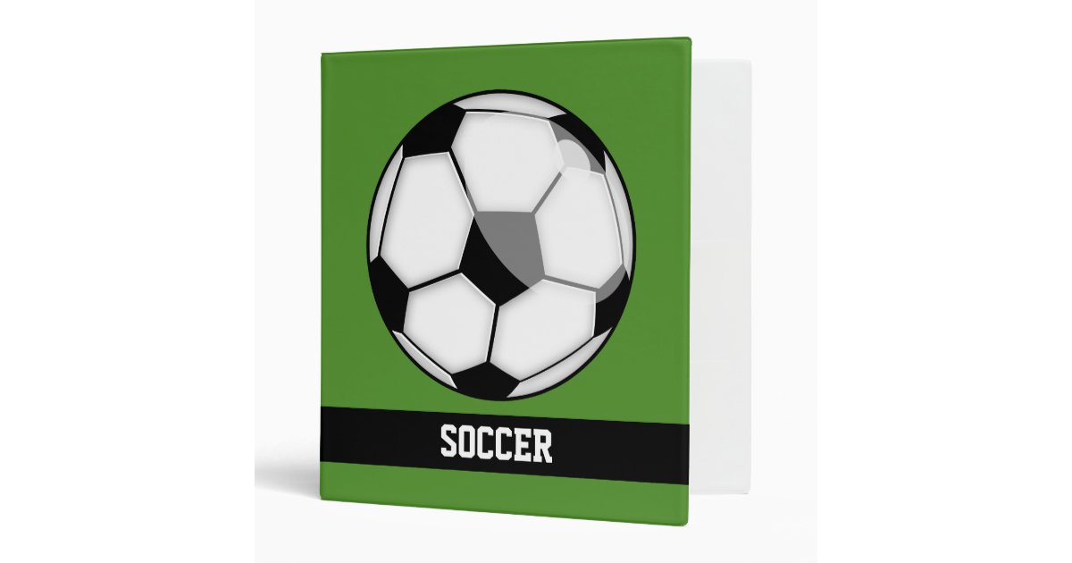 Soccer Ball Binder | Zazzle