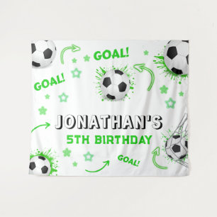 Soccer Ball Birthday Backdrop