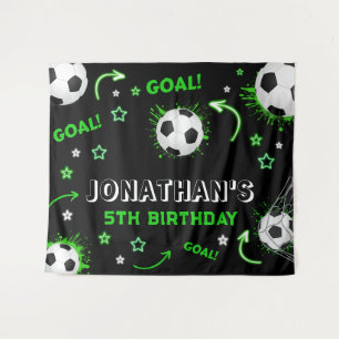 Soccer Ball Birthday Backdrop