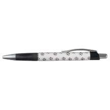 Soccer Ball Black and White Pattern Pen