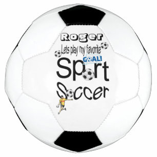 Soccer Ball Black & White Ball Favorite Sport