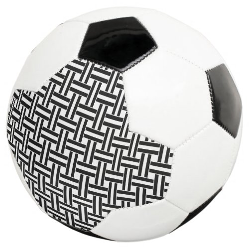 Soccer Ball Black  White Stripe