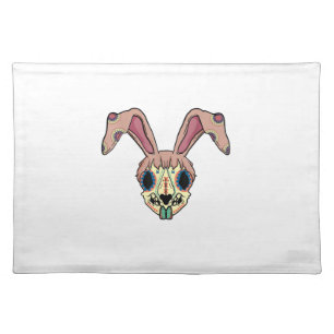 Soccer Ball Bunny Ears Eggs Easter Day Rabbit Boys Cloth Placemat