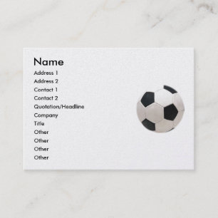 Soccer Ball Business Card