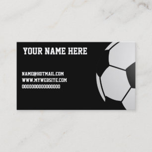Soccer Ball Business Card