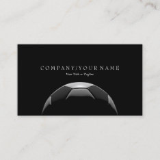 Soccer Ball Business Card at Zazzle