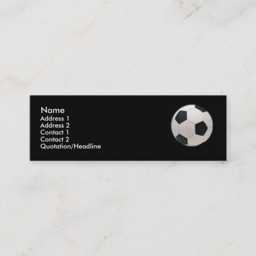 Soccer Ball Business Card