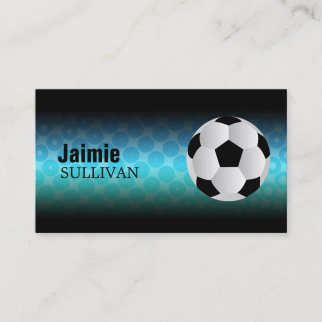 Soccer Ball Business Cards (Front)