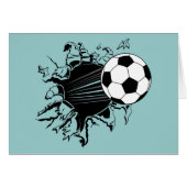 Soccer Ball Busting Out (Front Horizontal)
