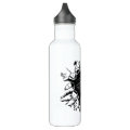 Soccer Ball Busting Out Stainless Steel Water Bottle | Zazzle